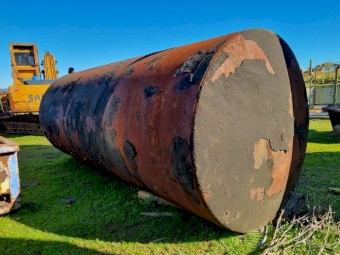 Horizontal Underground Steel Fuel Tank - 2150D x 5200L - 18,500 Litre