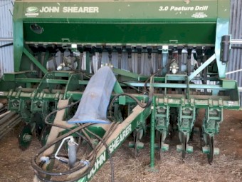 2018 John Shearer 3 metre Pasture Drill/Combine