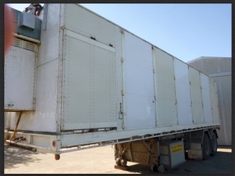 16 DOOR 55m3 SUPERMARKET CONTAINER incl  4m3 COLD ROOM, 3m3 FREEZER & 47m3 Dry Goods.  