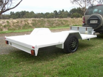 AS NEW Murray-Fab Engineering Custom Built Motor Bike/Buggy Trailer.