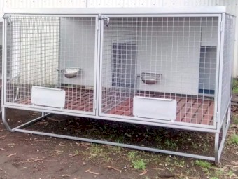 Dog Kennels raised Single