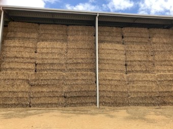 Oaten straw