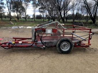 Case IH SBX 540 & Steffen 950 Accumulator