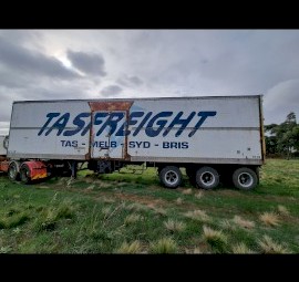 Maxicube Pantech Tri Axle Truck Trailer