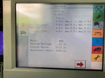 2007 Gleaner A85 With 40Ft Front