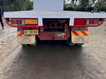 2001 MITSUBISHI FS527 TWIN STEER BOGIE DRIVE 22 FT TRAY TIPPER GVM 30800 GCM 50000