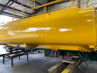  Trunnion Mounted 14,000L 6mm Aluminium Tank 