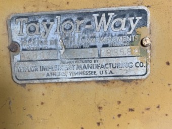 Taylor Way 48 Disc Harrow