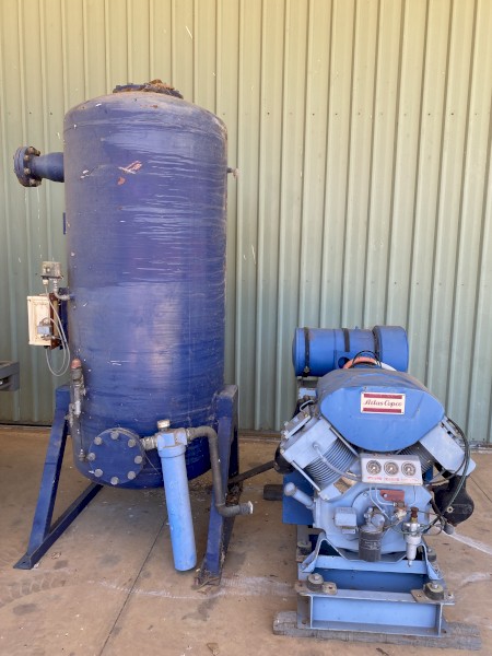 ATLAS COPCO BT3 - AIR COMPRESSOR AND RECEIVER