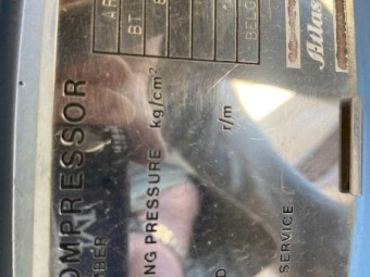 ATLAS COPCO BT3 - AIR COMPRESSOR AND RECEIVER