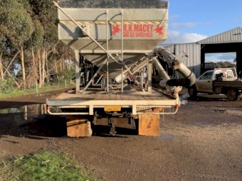 1973 Bedford Tip Truck & RK Macey Grouper