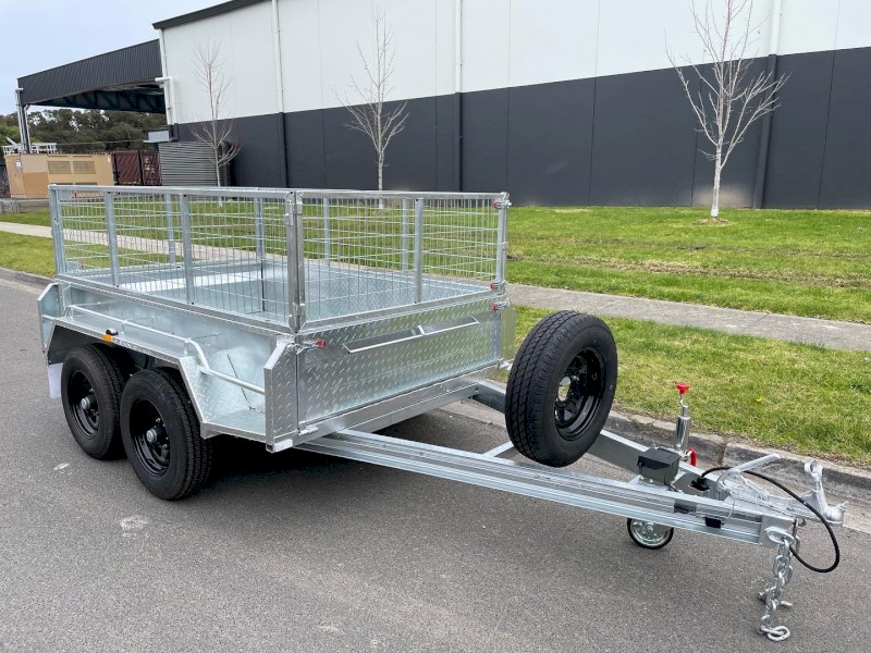 8×5 Box Trailer Galvanised Heavy Duty 3.5t ATM 425mm Side C- Channel ...