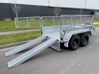 8×5 Box Trailer Galvanised Heavy Duty 3.5t ATM 425mm Side C- Channel Drawbar 5mm