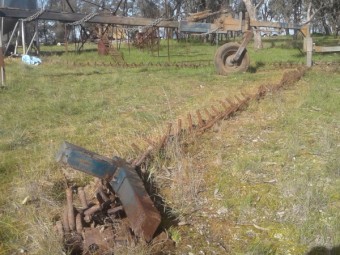 Prickle Chain. Tow behind covering 36' / 11meters