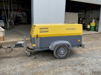Atlas Copco XAS185, trailer diesel air compressor
