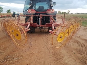 Sitrex  3pl 10 wheel Rake