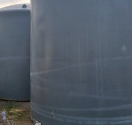 30,000L Poly Rainwater Tanks.