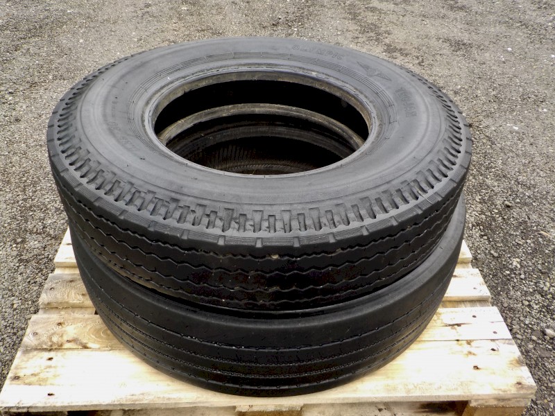 1 x Olympic Trojan and 1 x Toyo Tyre