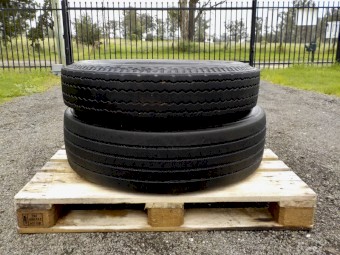 1 x Olympic Trojan and 1 x Toyo Tyre