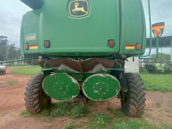 2004 John Deere 9860 STS Header with 2015 Midwest Durus Premium 41ft Front