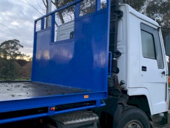 Volvo Fl10 22ft Tray & 19ft Tri Axle Pig Trailer