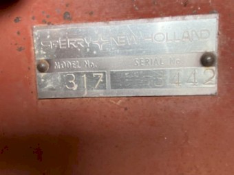 New Holland 317 small square Bailer.