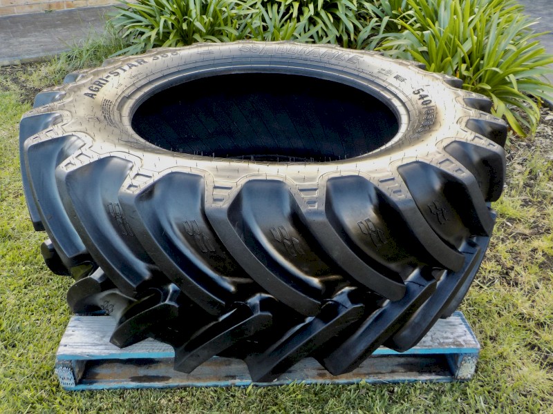 1 x Near New Alliance Agri-Star 365 540/65 R34 Heavy Lug Tractor Tyre