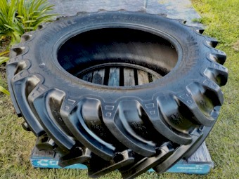 1 x Near New Alliance Agri-Star 365 540/65 R34 Heavy Lug Tractor Tyre