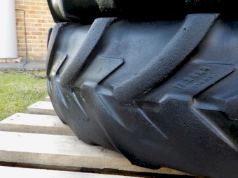 2 x Used Michelin Agribib AC85 11.2 - R24 (280/85 R24 Heavy Lug Tractor Tyres