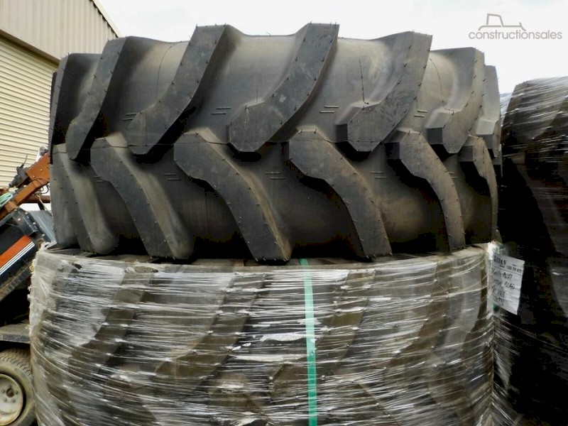 2 x Brand New Mitas 500/70 R24 Heavy Lug Tractor Tyres