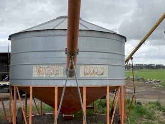 28 tonne Sherwell Auger Field Bin