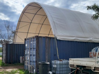 Container Dome Shelter