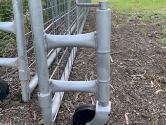 2 x 7m machinery  access gates