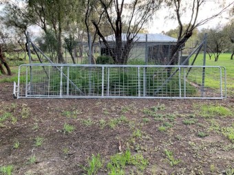 2 x 7m machinery  access gates