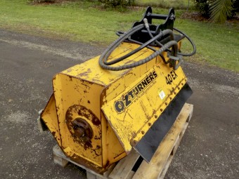 OZ TURNERS EX40 Excavator Forestry Fail Mulcher