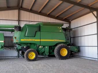 John Deere 9750 STS  2004 with 2012  630 30ft Front & Trailer 