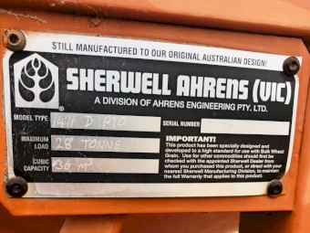 3 x Sherwell 28t PTO Field Bins