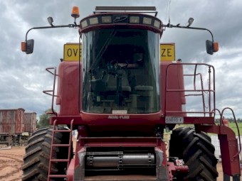 Case IH 2388 Exclusive with 30ft 1010 Front and Trailer