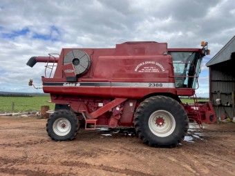Case IH 2388 Exclusive with 30ft 1010 Front and Trailer