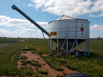 SOLD    31.7t Ahrens Auger field bin