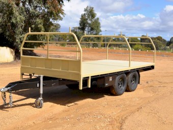 Heavy Duty 3.5t Flat Top Toy Hauler Trailer