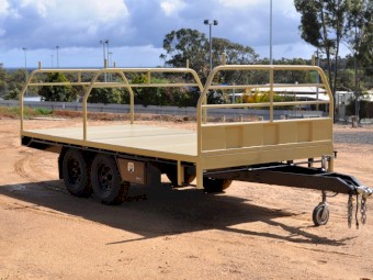 Heavy Duty 3.5t Flat Top Toy Hauler Trailer