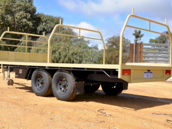 Heavy Duty 3.5t Flat Top Toy Hauler Trailer