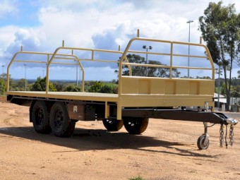 Heavy Duty 3.5t Flat Top Toy Hauler Trailer