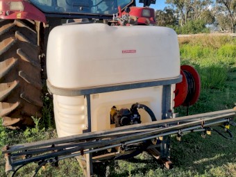 Croplands 500 Litre sprayer tank with 6 m boom