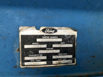 1968 Ford 5000 Tractor with FEL & attachments