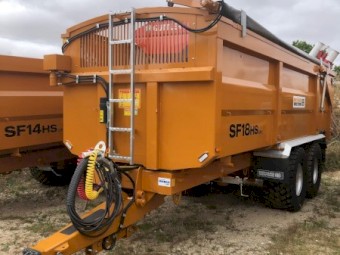 New 2022 Richard Western SF 18 Grain Auger Hydraulic Tipping Trailer