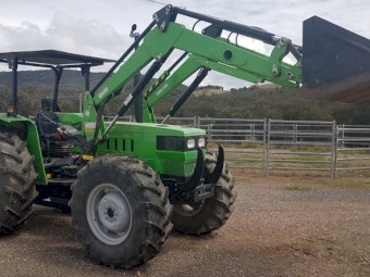 2014 Duetz Fahr AgroFarm 95 C VDT Tractor with FEL
