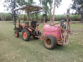 kubota 1-3 row interrow cane sprayer