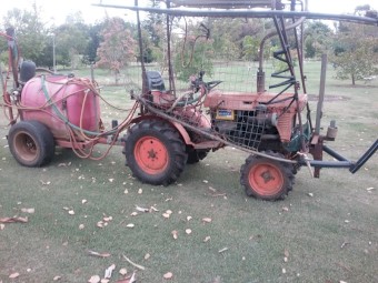 kubota 1-3 row interrow cane sprayer